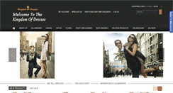 Desktop Screenshot of dresseskingdom.com